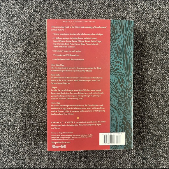 •The Woman’s Dictionary of Symbols and Sacred Objects by Barbara Walker• - Picture 6 of 8